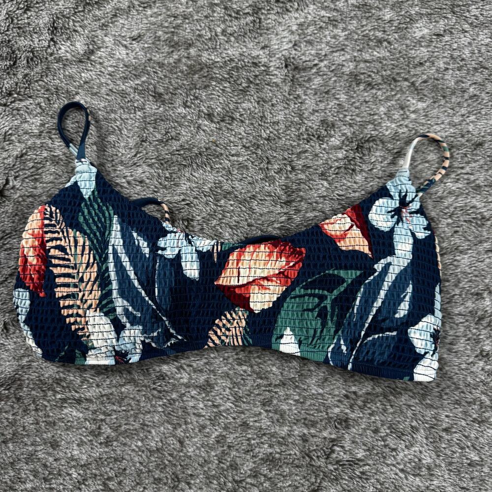 Hollister Floral Swim Top Adjustable Women's Medium